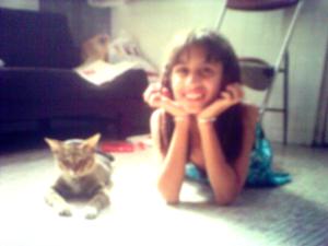 Tasha & Meow Cat (Thumper's buddy in Heaven)